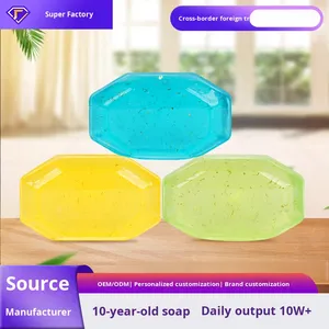 宝石金箔バス & フェイス手作り石鹸ローズ香り付きすべてのスキンタイプギフトボックス包装-お土産カスタマイズ可能 - Product Image 4