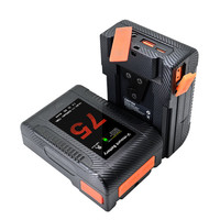 Batterie V Mount V Lock Batterie Support PD 75W Chargeur D-Tap/USB-A/USB-C/BP Sortie 5080mAh 14.8V pour caméra vidéo Stock