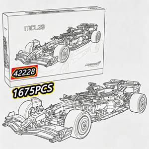 Modèle de course McLaren <span class=keywords><strong>F1</strong></span> 42228 Super Racing 1675 pièces, blocs de construction compatibles, jouet de construction de voiture, voiture de <span class=keywords><strong>champion</strong></span> d'équipe 2025 - Product Image 2