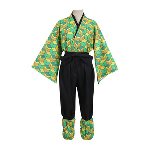 Disfraz de Cosplay de Demon Slayer Qintu, Conjunto Completo, Anime, Unisex, Poliéster, Primavera 2025 - Product Image 2