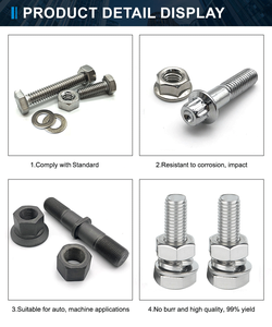 Lớp 8.8 Bolt và <span class=keywords><strong>NUT</strong></span> Vít Máy giặt din931 din933 Metric thép không gỉ mạ kẽm <span class=keywords><strong>Hex</strong></span> Bolt - Product Image 3