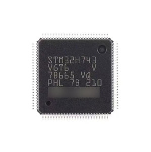 STM32H743VGT6 100-LQFP Original Electronic component suppliers Integrated Circuit IC MCU 32BIT 1MB FLASH 100LQFP - Product Image 1