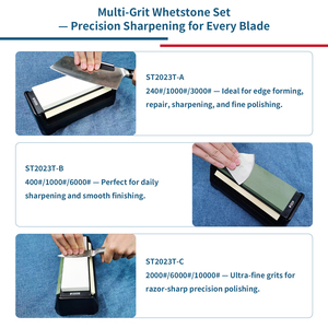 Tùy chỉnh Corundum <span class=keywords><strong>Whetstone</strong></span> dao mài, OEM logo nước mài đá cho nhà bếp và ngoài trời dao - Product Image 5