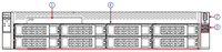 PowerEdge DDR4 Xeon rak 205W, Server rak dengan Model R740XD 64GB termasuk memori 32GB dan 16GB