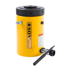 Vérin hydraulique à simple effet CLL-1506 avec écrou de blocage de retour de charge 150T pour diverses applications de charge - Product Image 5
