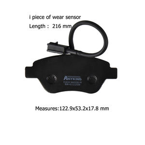 Pastillas de Freno Delanteras D1616-8829 para Fiat 500 150/Albea LV69/Bravo 198/Doblo <span class=keywords><strong>Cargo</strong></span> Furgone 223/Panorama 119/Fiorino 225/Idea 135 - Product Image 3