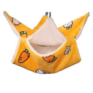 Ardilla de cola de pelo, ardilla de pino, loro, Gato Dragón, nido, zarigüeya de miel, cama/nido suave íntimo de verano de doble capa para mascotas - Product Image 1