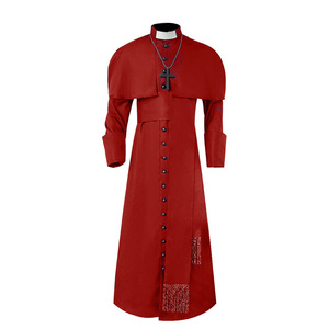 Disfraz <span class=keywords><strong>de</strong></span> clero para hombres, ropa <span class=keywords><strong>de</strong></span> Iglesia, iglesia católica romana, saoutane, padre, Pastor - Product Image 4