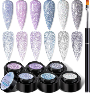 Gel UV para Uñas 2026, Gel de Alta Brillo con Diamantes, Venta Directa de Fábrica, Gel de Diamantes OEM - Product Image 1