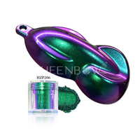 Peinture automobile multichrome caméléon populaire Sheenbow, pigment caméléon de différentes couleurs, poudre de voiture, fard à paupières, pigment caméléon