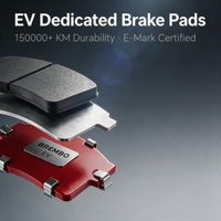 Neue OE Hintere Bremsbeläge 800824400B für Tesla Model 3, Model S, Model X 2017-2025, Metallarm Ersatz für 335mm Bremsscheiben
