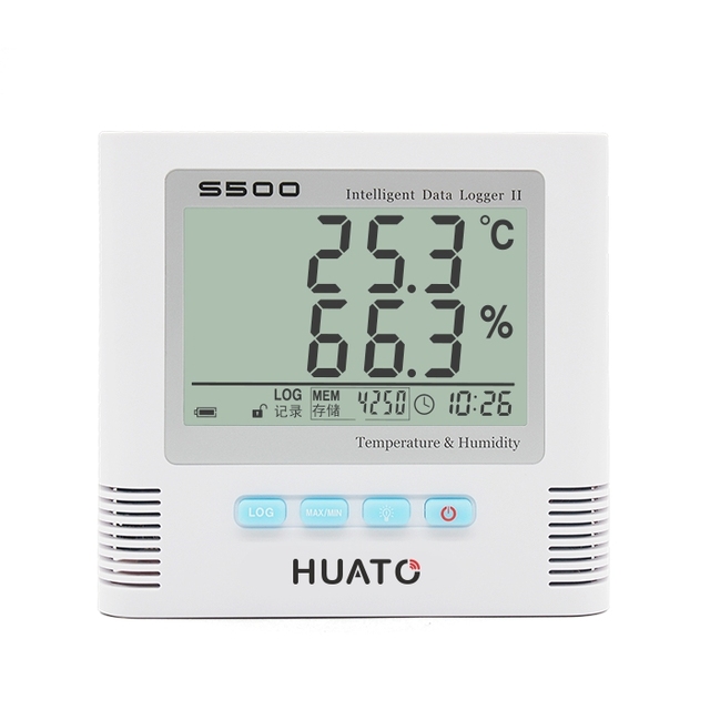 HUATO S520-EX High Accuracy Laboratory Temperature Humidity Data Logger