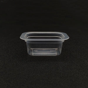 Sulide vuông dùng một lần bịt kín nhựa Ketchup <span class=keywords><strong>container</strong></span> 22ml màu trắng trong suốt một thời gian sử dụng Mini ly và nước sốt - Product Image 3