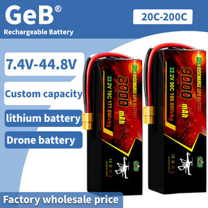 22.2V RC 드론 배터리 FPV 리포 배터리 4S 14.8V 3700/4200/5200/6000/6500/7000/8000/9000mAh 100C 6s 리포 배터리 (드론 장난감용) - Product Image 1