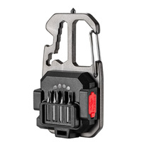 Lampe de travail multifonctionnelle COB type-c USB porte-clés lampe de travail d'urgence torche Portable Mini lampe de poche LED ouvre-bouteille