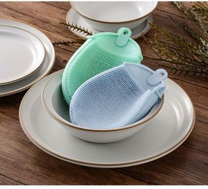 Dishwashing Sponge Household Cleaning Tools Kitchen Fruit <b>Vegetable</b> Cleaning Brush Kitchen Accessories Brushes - Product Image 6
