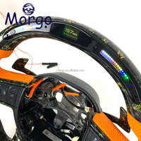Accessoires de voiture Volant en fibre de carbone forgé personnalisé pour Dodge RAM 1500 2500 3500 TRX Volant en fibre de carbone 2019 +.