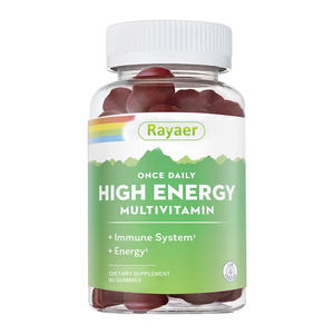 ויטמינים טבעיים של OEM בצורת גומי למבוגרים עם ויטמין C, קואנזים Q10, ויטמין <span class=keywords><strong>B12</strong></span> ותמצית גוג'י ברי - תוסף תזונה - Product Image 1