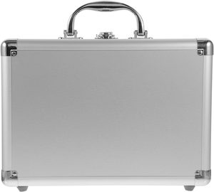 Maletín de aluminio <span class=keywords><strong>con</strong></span> cerradura y llaves Estuche rígido Estuche de inserción de espuma de aluminio - Product Image 1