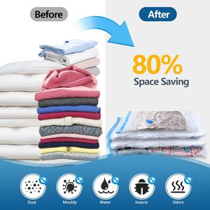 <span class=keywords><strong>Grandi</strong></span> <span class=keywords><strong>sacchetti</strong></span> trasparenti <span class=keywords><strong>sottovuoto</strong></span> 80x100CM & 150x230cm per abbigliamento biancheria da letto <span class=keywords><strong>sottovuoto</strong></span> sigillo di compressione per il bagno organizzazione - Product Image 2