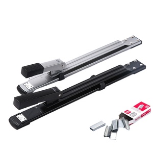 <span class=keywords><strong>Agrafeuse</strong></span> à <span class=keywords><strong>bras</strong></span> <span class=keywords><strong>long</strong></span> pour reliure à cheval, format A3, électrique, pour la reliure de livres et l'usage bureautique - Product Image 1