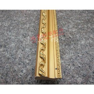 European Style <b>Frame</b> Moulding 48x22mm Bright Gold Relief Design For <b>Wall</b> Decoration - Product Image 2