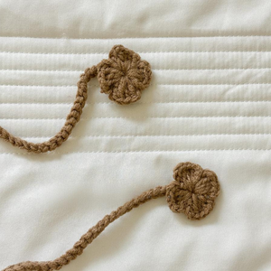 قبعة أطفال بلوفر للخريف والشتاء ، كروشيه مجوف مصنوع يدويًا ، قبعة أطفال بناتي لطيفة ، قبعة أميرة - Product Image 5