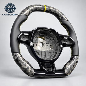 Volant personnalisé en fibre de carbone véritable avec écran LED pour Lamborghini Urus Gallardo Huracan Evo Murcielago - Product Image 3