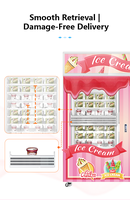 Máquina Expendedora Comercial de Autoservicio al por Mayor, Ahorro de Energía para Negocios de Helados y Alimentos Congelados en Centros Comerciales y Parques