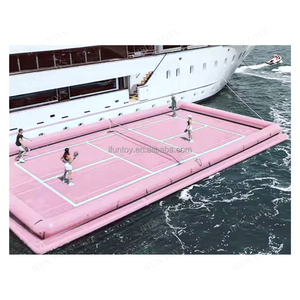 Cancha de Pickleball Inflable de Lujo para Deportes Acuáticos, Isla Deportiva Flotante de Tamaño Personalizado para <span class=keywords><strong>Piscina</strong></span> o Mar, <span class=keywords><strong>Arena</strong></span> Inflable de PVC Premium - Product Image 5