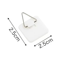 Crochets de suspension pour assiettes en plastique de forme carrée et ronde