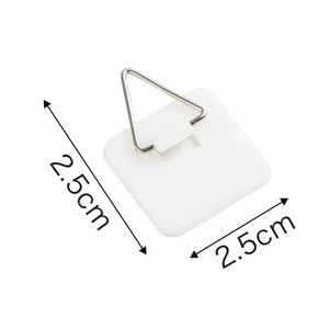 Crochets <span class=keywords><strong>de</strong></span> suspension <span class=keywords><strong>pour</strong></span> assiettes en plastique <span class=keywords><strong>de</strong></span> forme carrée et ronde - Product Image 3