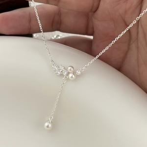 Conjunto de Colgante de Huevo Donglaihao de Plata Pura S925, Nuevo Amuleto Chino Morado, Collar de Jade Violeta Natural con Cadena para Clavícula - Product Image 2