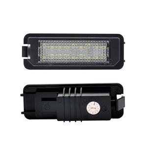 Ailead Standard 2PCS No Error Accessoires de voiture Lampe de plaque d'immatriculation LED pour VW Amarok EOS GOLF V GOLF IV LUPO New Beetle Passat - Product Image 4