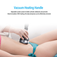 Appareil de massage vibrant G8 3-en-1 Max Turbo 8G : Thérapie par vide et chaleur pour amincissement / Ventouse de lifting des fesses
