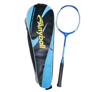 Raquette de <span class=keywords><strong>badminton</strong></span> personnalisée de haute qualité, type défensif en PU, pointe légère, tige souple, raquette légèrement dure, dureté professionnelle, force professionnelle - Product Image 1