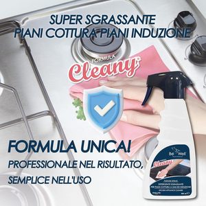 OEM Private <b>Label</b> Cleany Degreasing Spray 500 Ml For Gas And Induction Hobs <b>Kitchen</b> Appliance Cleaner Made In Italy - Product Image 3