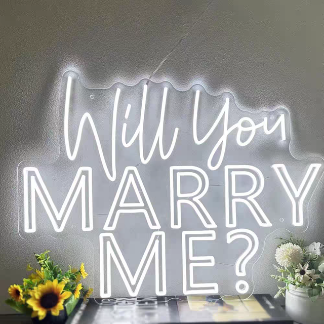 SPRING PLANTING LED Neon Lights Proposal Neon Sign Light for Wedding Party and Events Wedding Led Light Sign
