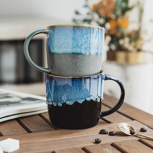 Mug à café en céramique rétro de haute qualité avec bordure dorée personnalisée - Design élégant, cadeaux d'affaires, en stock, compatible lave-vaisselle et micro-ondes - Product Image 6