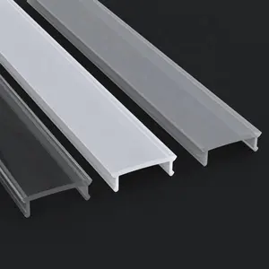 Chine prix de fabrication personnalisé anodisé canal bande lumineuse en aluminium profil LED couverture //