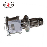 Chauffe-eau à immersion automatique antidéflagrant en acier inoxydable personnalisé 26KW 380V pour réservoirs de stockage de gaz liquéfié (éthane, éthylène)