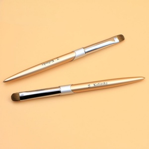 High-End Quality Gold Metal Rod French Nail Art <b>Brush</b> Professional Salon Exclusive Customizable Logo Nail <b>Brush</b> Quality Product - Product Image 3