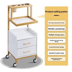 Mobile High-quality Salon Furniture Set Beauty Salon <b>Trolley</b> Cart Wheels Cart <b>Trolley</b> Metal <b>Trolley</b> Cabinet for Sale - Product Image 3
