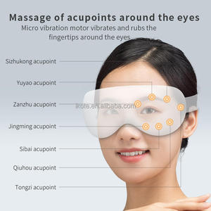 Masajeador de ojos recargable de tendencia 2025, compresa fría y caliente con acupresión, vibración, terapia de relajación ocular - Product Image 3