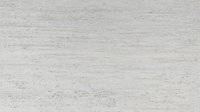Panneau de pierre flexible en travertin 3D gris clair beige 2400*1200mm, ultra-fin, revêtement mural MCM pour extérieur et intérieur