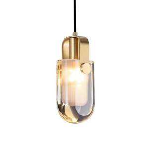 Postmodern All-Copper Pendant Light Luxury Style Designer Lighting Fixture for Bedroom <b>Living</b> <b>Room</b> Bar Hallway Showroom - Product Image 4