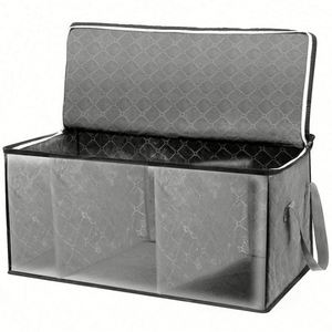 Popular Classic <b>Storage</b> Bag, Best Quality Clear Window Huge Luggage <b>Under</b> the <b>Bed</b> Cloths 3pcs Set Quilted <b>Storage</b> Tote Bag/ - Product Image 3