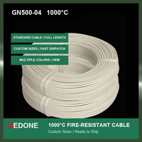 Câble résistant au feu GN500-04 300/500V 1000 ° Fil isolé en nickel pur pour la métallurgie et les fours industriels