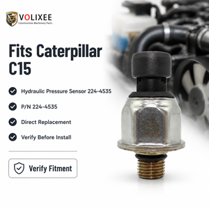 Capteur de pression de carburant Common Rail 224-4535 compatible avec les moteurs Caterpillar C15 MXS BXS Cross 3PP6-6 - Product Image 6