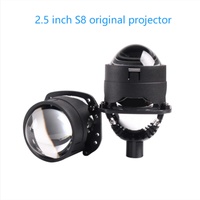 SANVI S8 2,5 pouces 45W 5500k Phare à lentille de projecteur Bi-LED pour moto, phare à lentille de projecteur Bi-LED, phare LED pour voiture